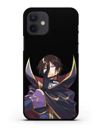 Чехол аниме Код Гиас - Лелуш приказывает силиконовый для iPhone 12