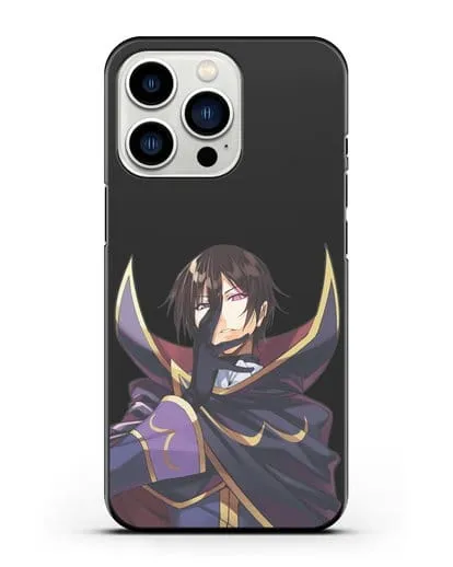 Чехол аниме Код Гиас - Лелуш приказывает силиконовый для iPhone 13 Pro
