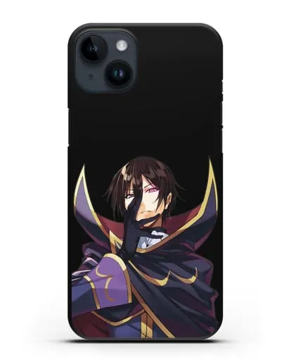 Чехол аниме Код Гиас - Лелуш приказывает силиконовый для iPhone 14 Plus
