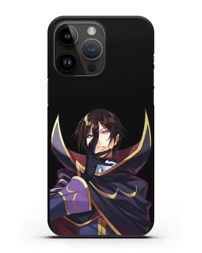 Чехол аниме Код Гиас - Лелуш приказывает силиконовый для iPhone 14 Pro Max