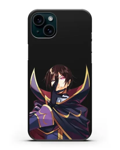 Чехол аниме Код Гиас - Лелуш приказывает силиконовый для iPhone 15 Plus