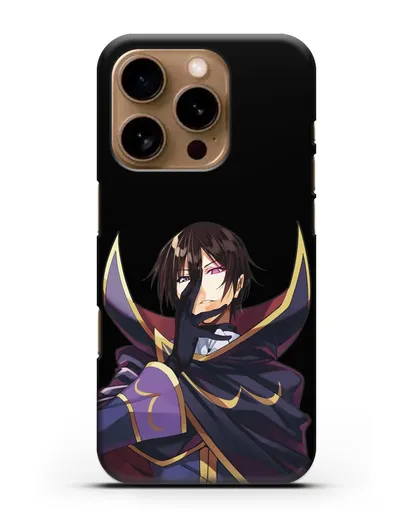 Чехол аниме Код Гиас - Лелуш приказывает силиконовый для iPhone 16 Pro