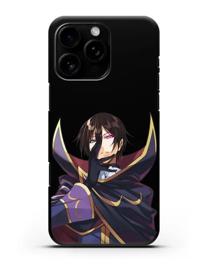 Чехол аниме Код Гиас - Лелуш приказывает силиконовый для iPhone 16 Pro Max