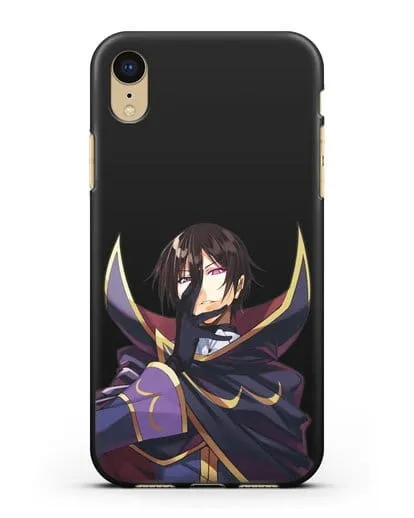 Чехол аниме Код Гиас - Лелуш приказывает силиконовый для iPhone XR