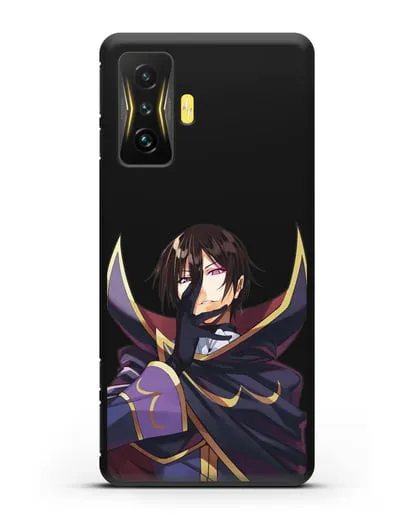 Чехол аниме Код Гиас - Лелуш приказывает силиконовый для Xiaomi Poco F4 GT