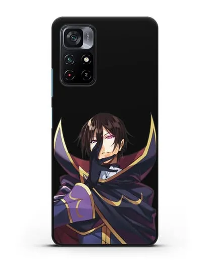 Чехол аниме Код Гиас - Лелуш приказывает силиконовый для Xiaomi Poco M4 Pro 5G