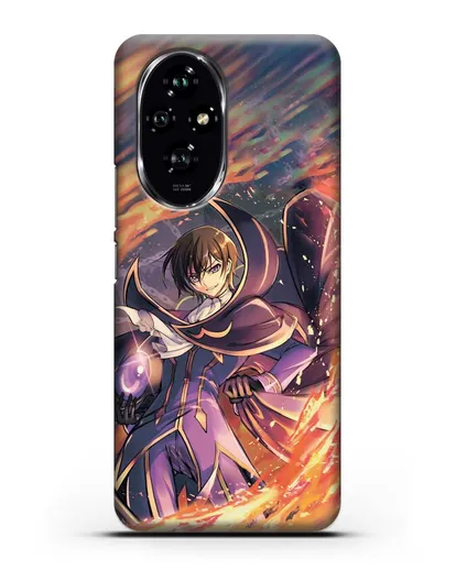 Чехол аниме Код Гиас - Лелуш в огне силиконовый для Honor 200