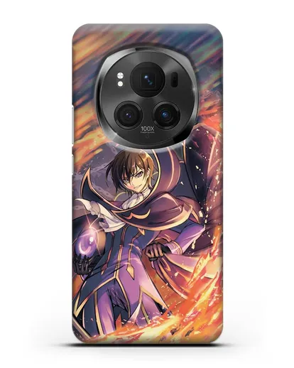 Чехол аниме Код Гиас - Лелуш в огне силиконовый для Honor Magic 6 Pro