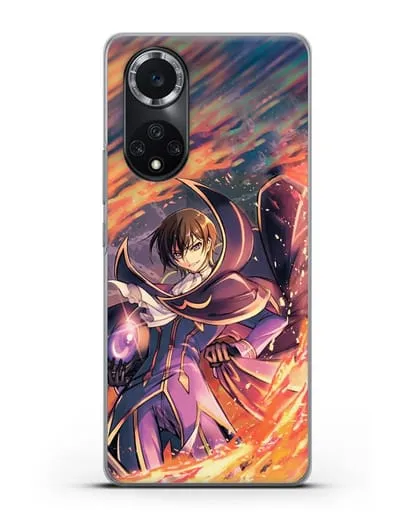 Чехол аниме Код Гиас - Лелуш в огне силиконовый для Huawei Nova 9