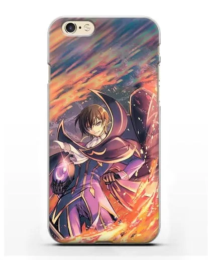 Чехол аниме Код Гиас - Лелуш в огне силиконовый для iPhone 6s