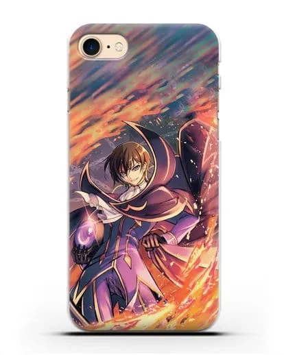 Чехол аниме Код Гиас - Лелуш в огне силиконовый для iPhone 7
