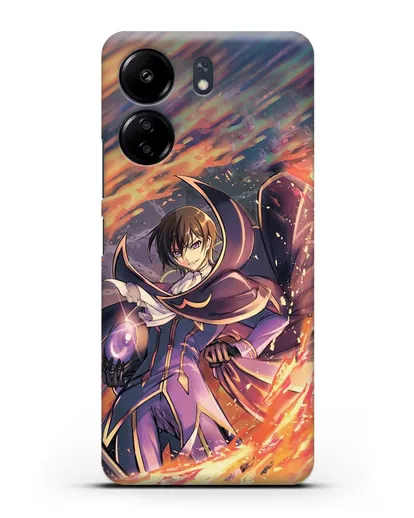 Чехол аниме Код Гиас - Лелуш в огне силиконовый для Xiaomi Poco C65
