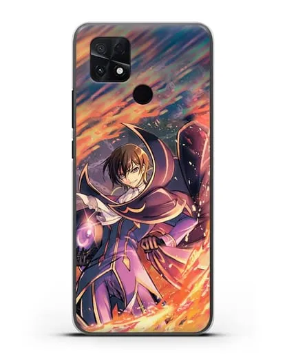 Чехол аниме Код Гиас - Лелуш в огне силиконовый для Xiaomi Poco C40