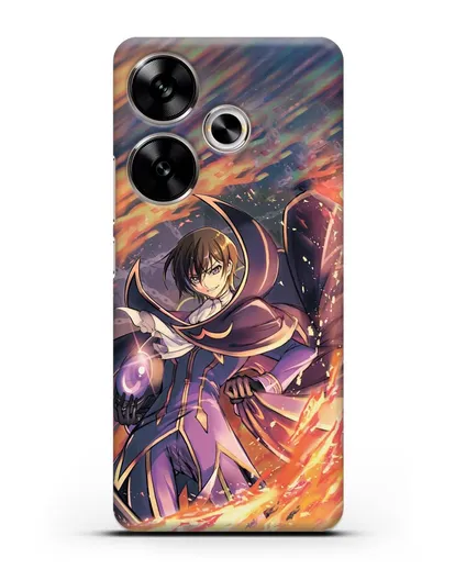 Чехол аниме Код Гиас - Лелуш в огне силиконовый для Xiaomi Poco F6