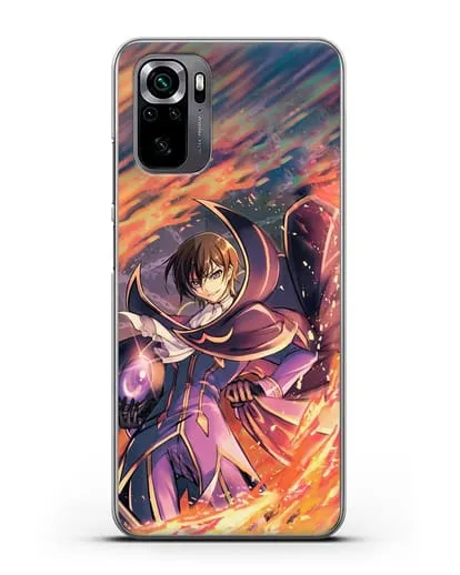 Чехол аниме Код Гиас - Лелуш в огне силиконовый для Xiaomi Poco M5s