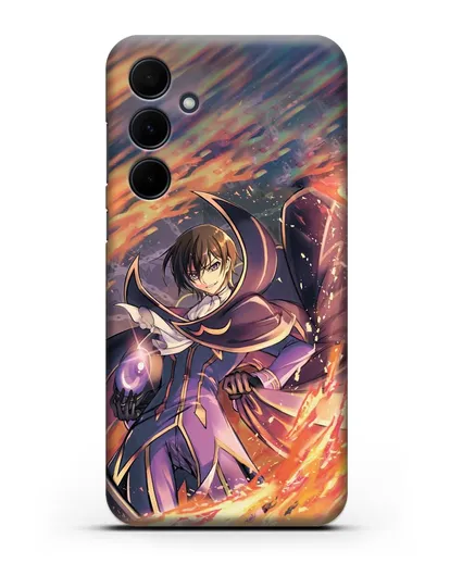 Чехол аниме Код Гиас - Лелуш в огне силиконовый для Samsung Galaxy A55 [SM-A556]