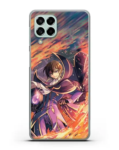Чехол аниме Код Гиас - Лелуш в огне силиконовый для Samsung Galaxy M33 [SM-M336]