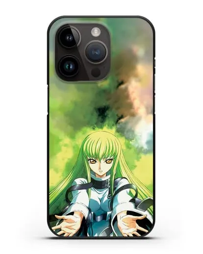 Чехол аниме Код Гиас - С.С. силиконовый для iPhone 14 Pro