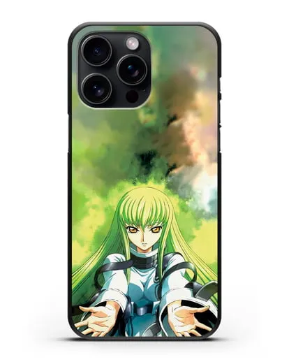 Чехол аниме Код Гиас - С.С. силиконовый для iPhone 15 Pro Max