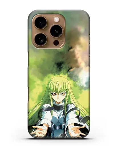 Чехол аниме Код Гиас - С.С. силиконовый для iPhone 16 Pro