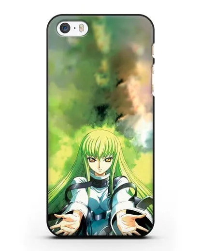 Чехол аниме Код Гиас - С.С. силиконовый для iPhone 5/5s/SE