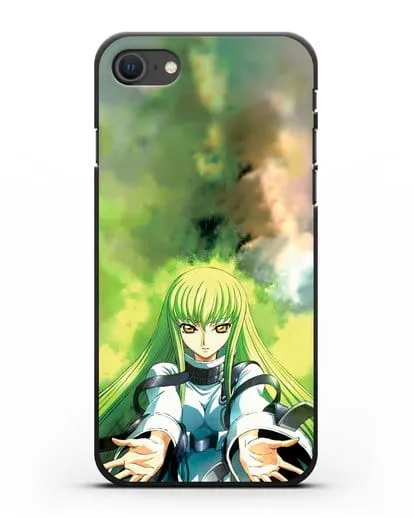 Чехол аниме Код Гиас - С.С. силиконовый для iPhone SE 2020