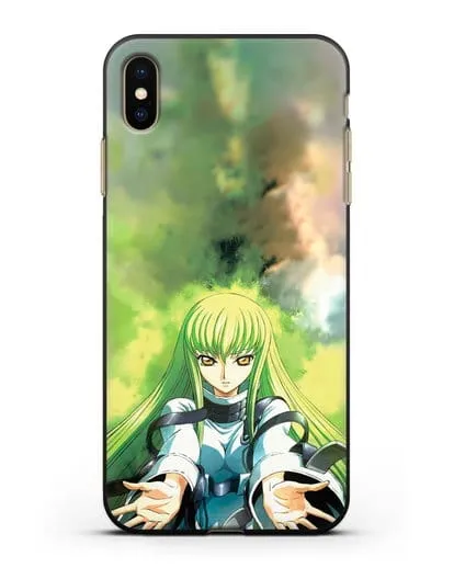 Чехол аниме Код Гиас - С.С. силиконовый для iPhone XS Max