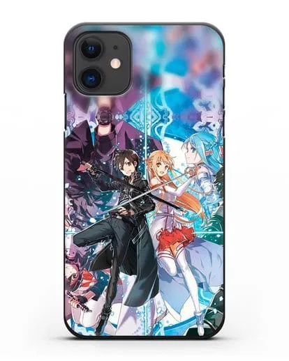 Чехол аниме Мастера меча онлайн - Мастера силиконовый для iPhone 11