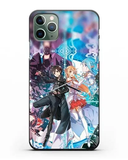 Чехол аниме Мастера меча онлайн - Мастера силиконовый для iPhone 11 Pro