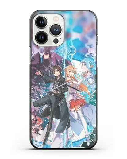 Чехол аниме Мастера меча онлайн - Мастера силиконовый для iPhone 13 Pro Max