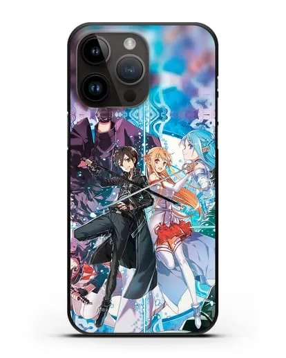 Чехол аниме Мастера меча онлайн - Мастера силиконовый для iPhone 14 Pro Max