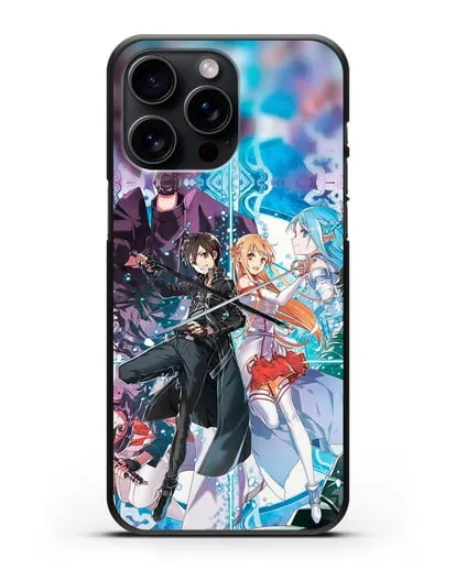 Чехол аниме Мастера меча онлайн - Мастера силиконовый для iPhone 15 Pro Max