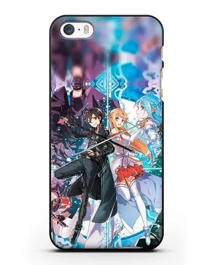 Чехол аниме Мастера меча онлайн - Мастера силиконовый для iPhone 5/5s/SE