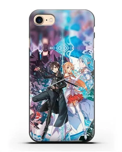 Чехол аниме Мастера меча онлайн - Мастера силиконовый для iPhone 8