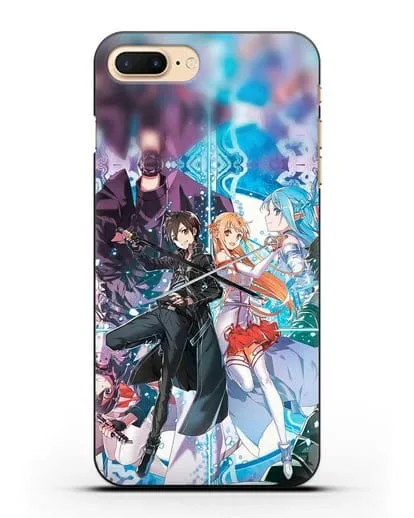 Чехол аниме Мастера меча онлайн - Мастера силиконовый для iPhone 8 Plus