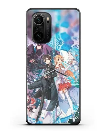 Чехол аниме Мастера меча онлайн - Мастера силиконовый для Xiaomi Poco F3