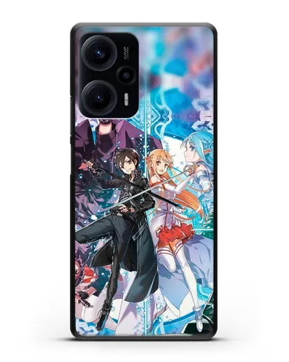 Чехол аниме Мастера меча онлайн - Мастера силиконовый для Xiaomi Poco F5