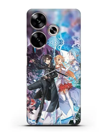 Чехол аниме Мастера меча онлайн - Мастера силиконовый для Xiaomi Poco F6