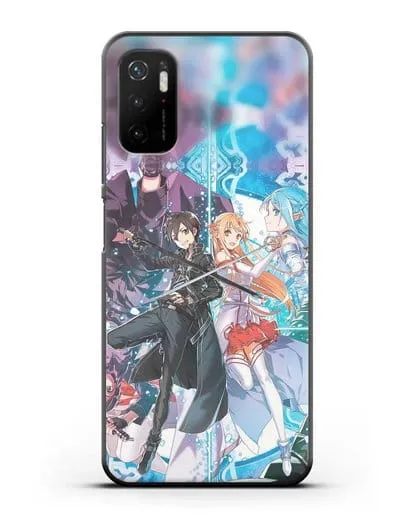 Чехол аниме Мастера меча онлайн - Мастера силиконовый для Xiaomi Poco M3 Pro