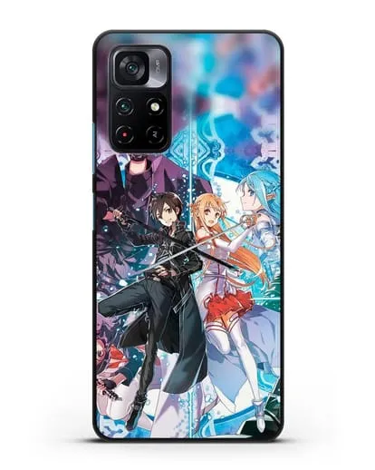 Чехол аниме Мастера меча онлайн - Мастера силиконовый для Xiaomi Poco M4 Pro 5G