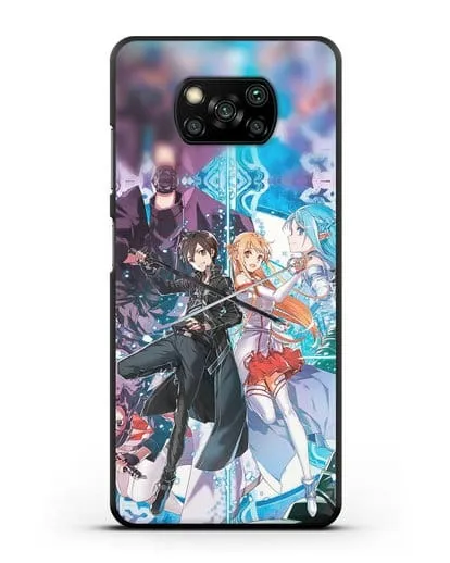 Чехол аниме Мастера меча онлайн - Мастера силиконовый для Xiaomi Poco X3