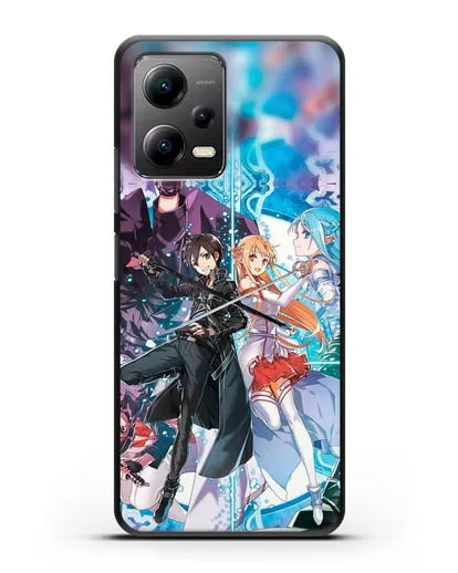 Чехол аниме Мастера меча онлайн - Мастера силиконовый для Xiaomi Poco X5