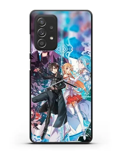 Чехол аниме Мастера меча онлайн - Мастера силиконовый для Samsung Galaxy A53
