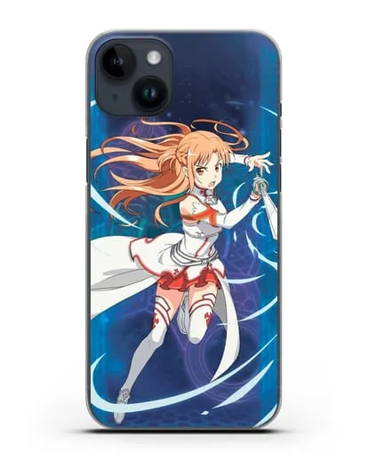 Чехол аниме Мастера меча онлайн - Юки Асуна силиконовый для iPhone 14 Plus