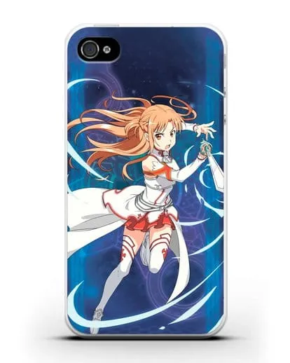 Чехол аниме Мастера меча онлайн - Юки Асуна силиконовый для iPhone 4/4s