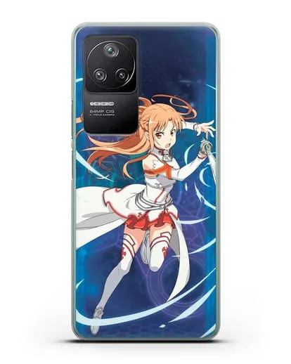 Чехол аниме Мастера меча онлайн - Юки Асуна силиконовый для Xiaomi Poco F4