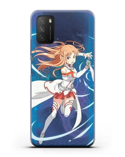 Чехол аниме Мастера меча онлайн - Юки Асуна силиконовый для Xiaomi Poco M3