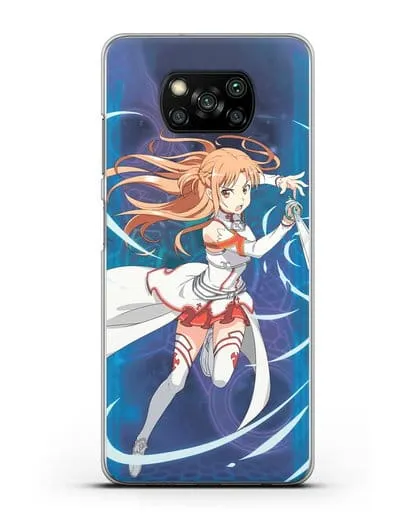 Чехол аниме Мастера меча онлайн - Юки Асуна силиконовый для Xiaomi Poco X3
