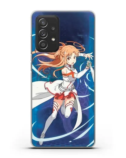 Чехол аниме Мастера меча онлайн - Юки Асуна силиконовый для Samsung Galaxy A53