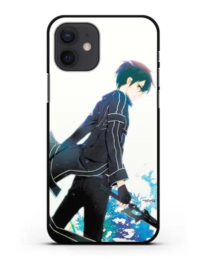 Чехол аниме Мастера меча онлайн - Кирито силиконовый для iPhone 12